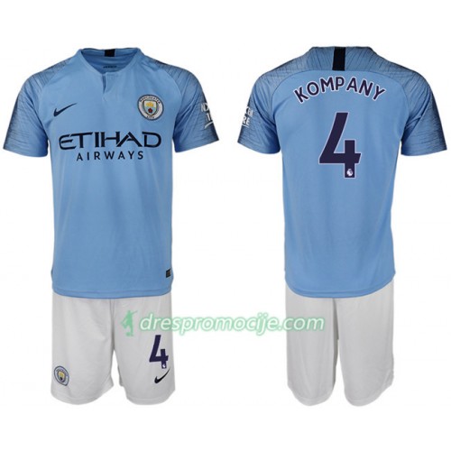 Manchester City Dres KOMPANY 4 Dječji Domaći 2018/19 Kratkih Rukava Manchester City Dres KOMPANY 4 Dječji Domaći 2018/19 Kratkih Rukava